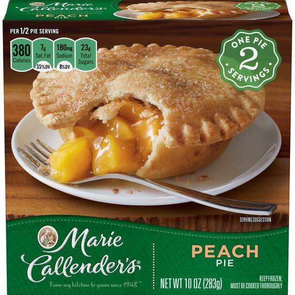 Marie Callenders Peach Pie - 10 oz