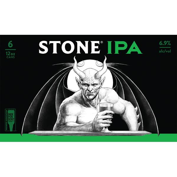 Stone Beer, IPA - 6 pack, 12 oz cans
