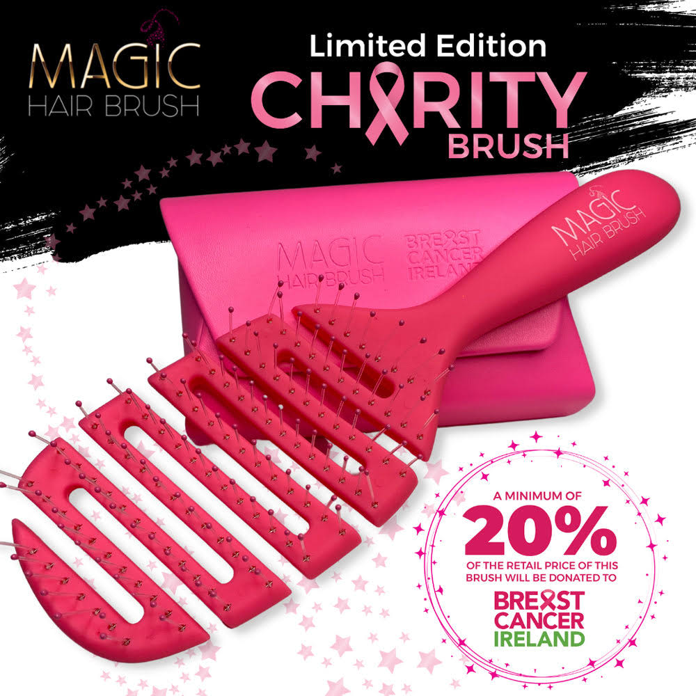 Magic Hair Brush Breast Cancer Charity Edition
