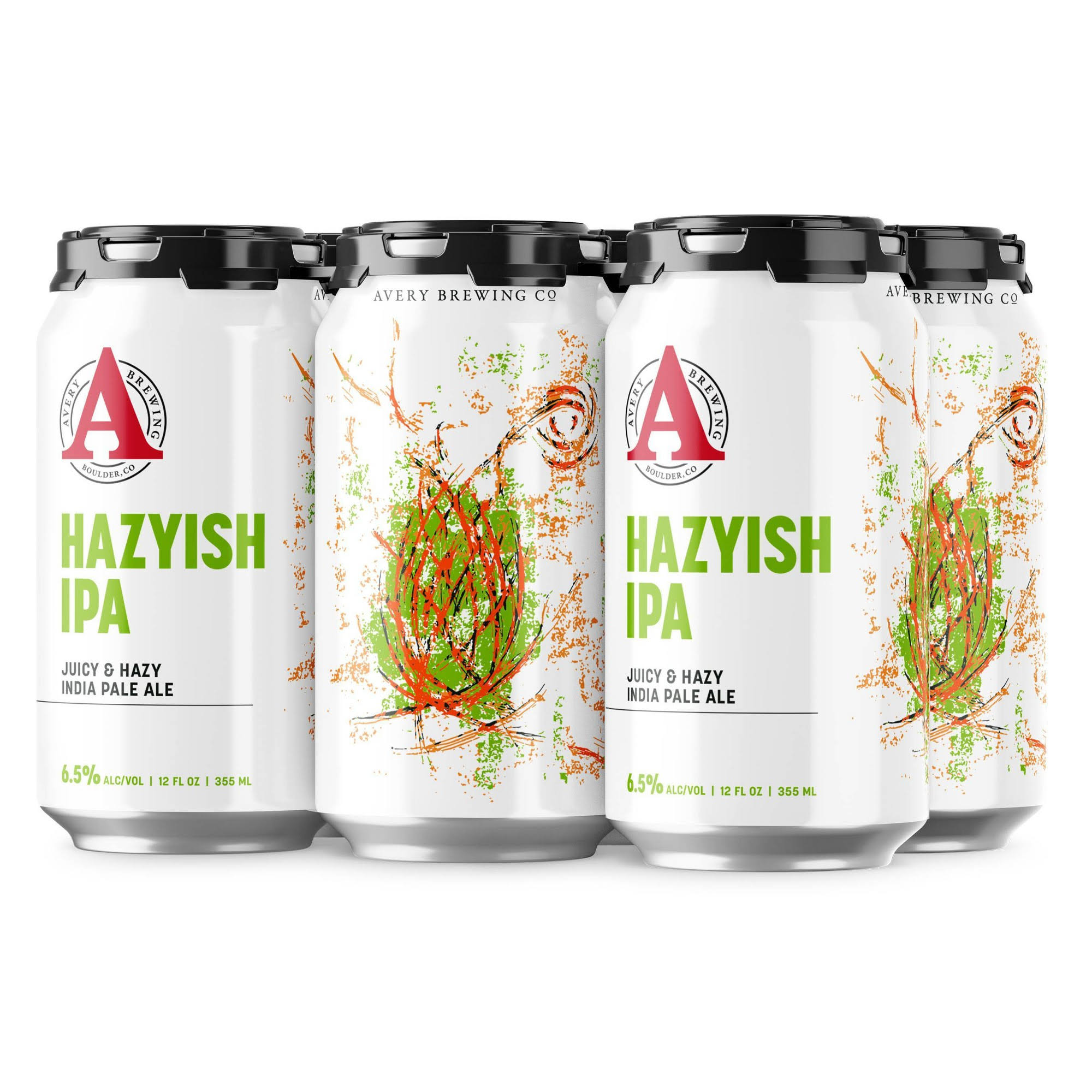 Avery Brewing Beer, Hazyish IPA - 12 fl oz