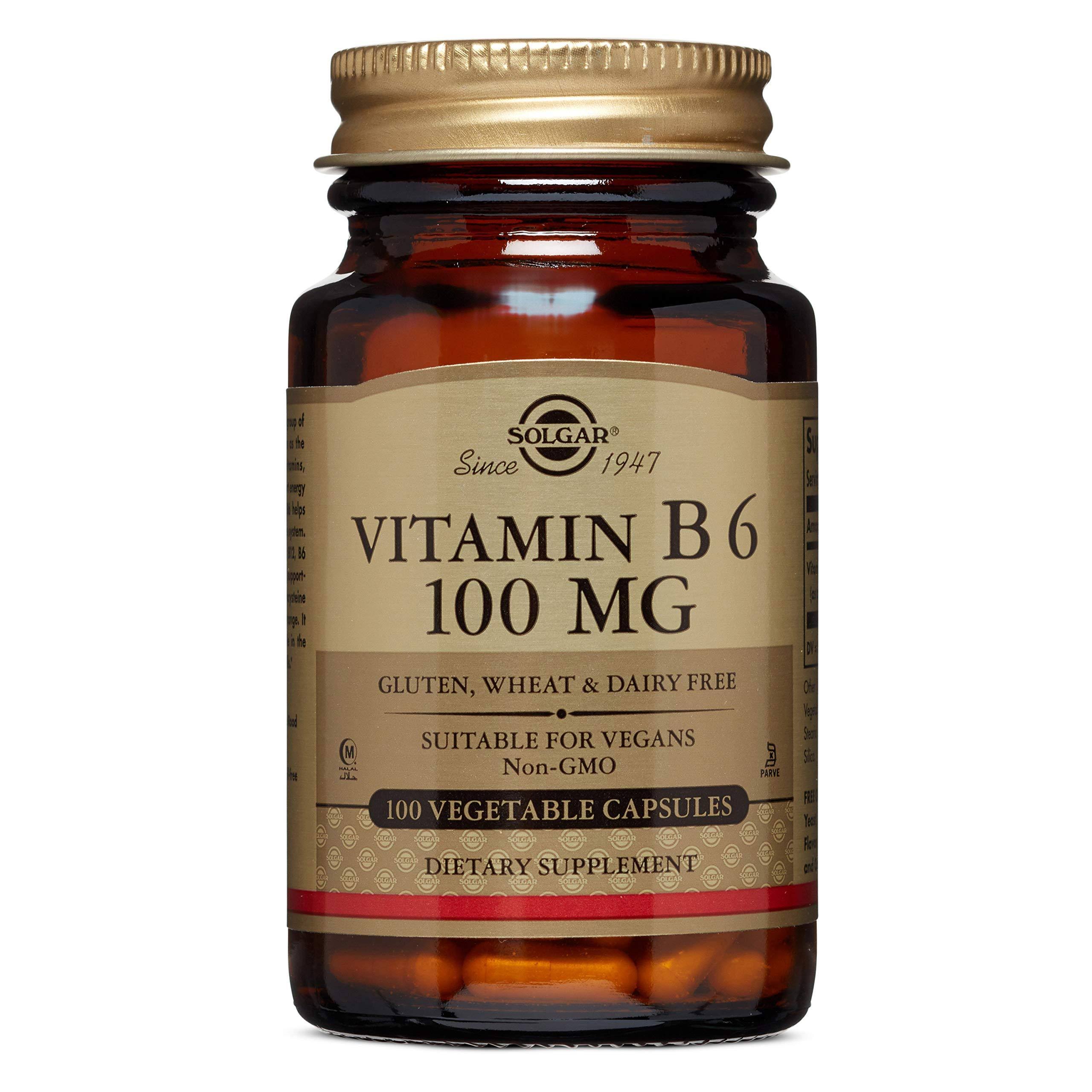 Solgar Vitamin B6 - 100mg, 100 capsules