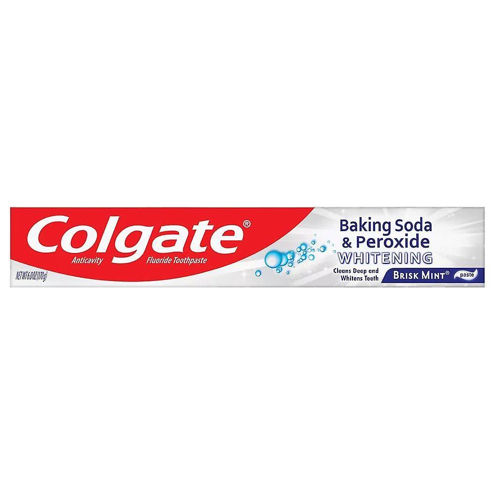 Colgate Baking Soda & Peroxide Whitening Tooth Paste - 6oz, Brisk Mint