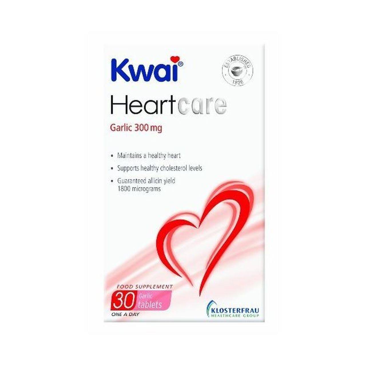 Kwai Heart Care Garlic Dietary Supplement - 300mg, 30ct