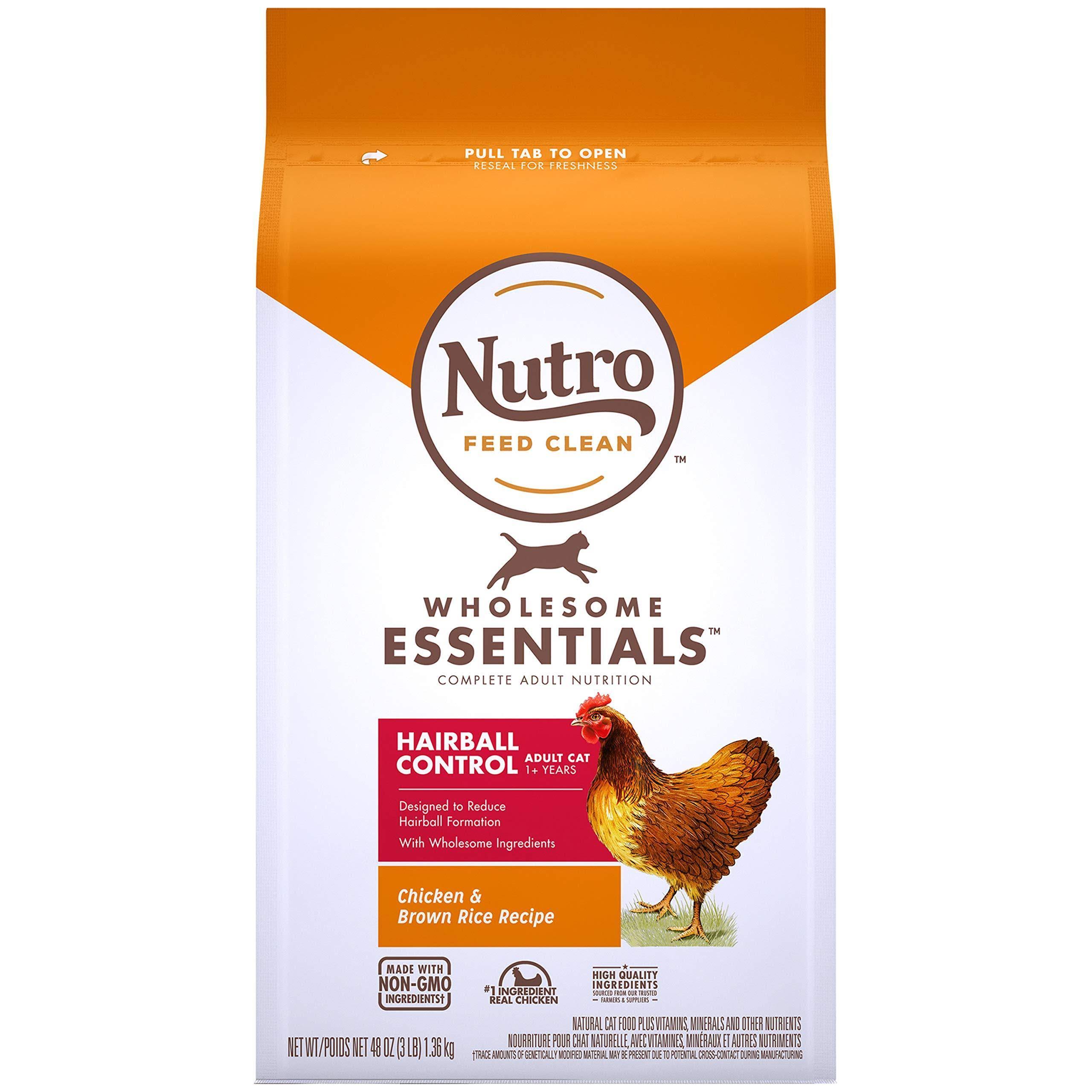The Nutro Company Hairball Control Adult Cat Food - Chicken and Brown Rice Recipe