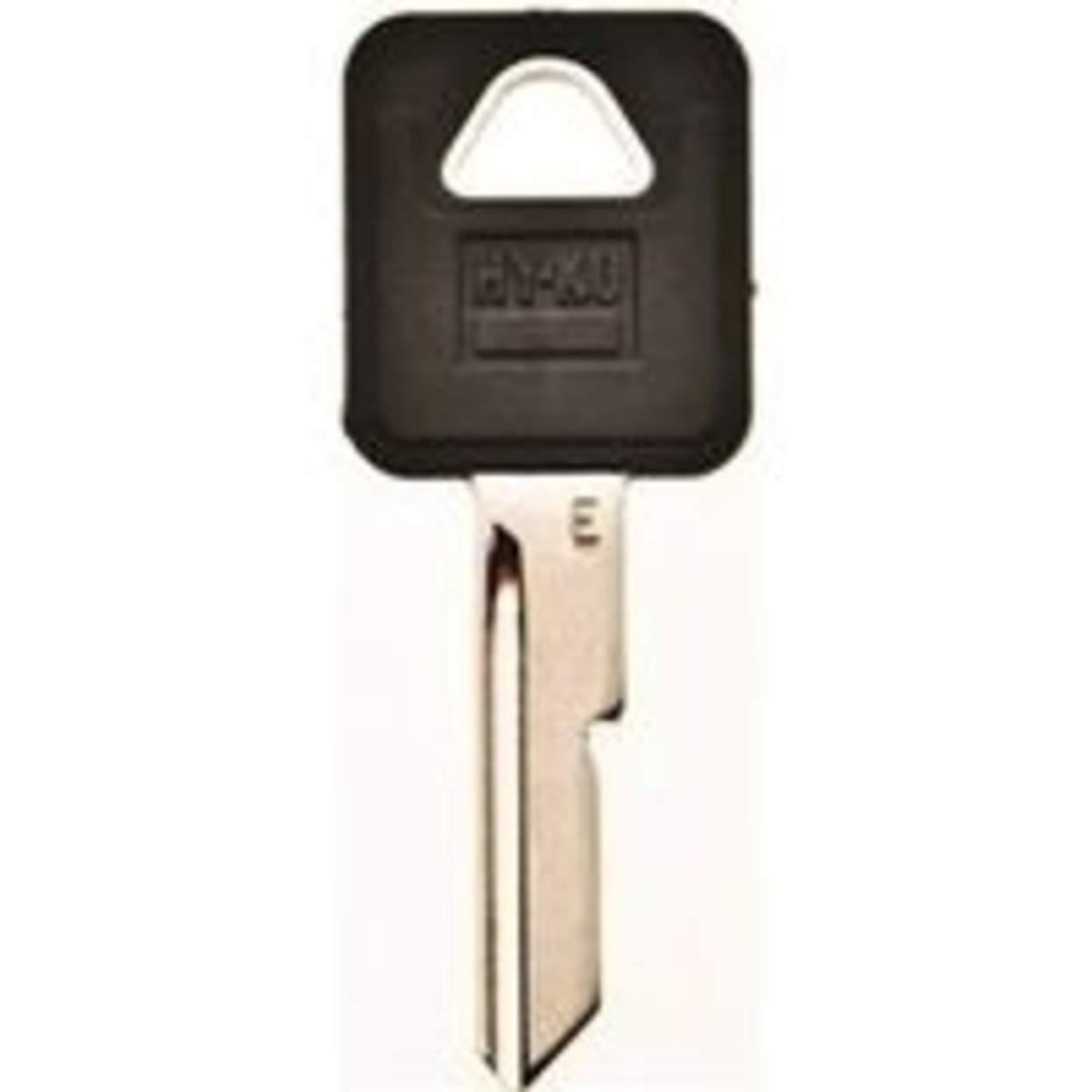 HY-KO Blank General Motors Rubber-head Key - B44, Black, 5 Pack