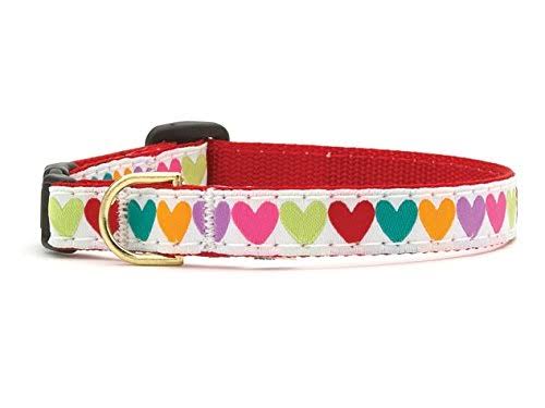 Up Country Pop Hearts Small (9-15"); Wide 1" Collar