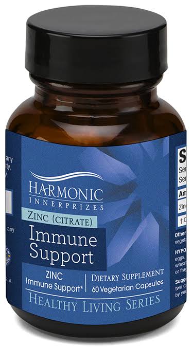 Zinc Immune Support by Harmonic Innerprizes - 60 Vgc