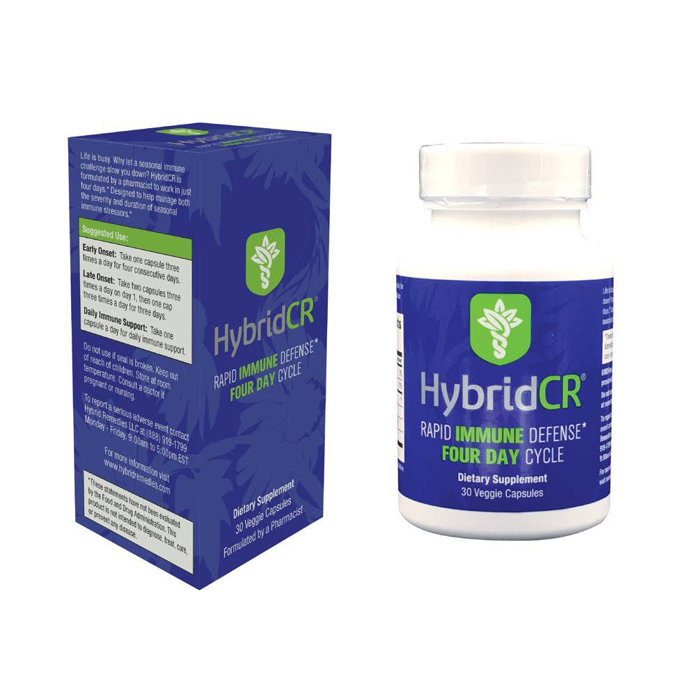 Hybridcr Rapid Immune Defense 30 Caps Men's Hybrid Remedies
