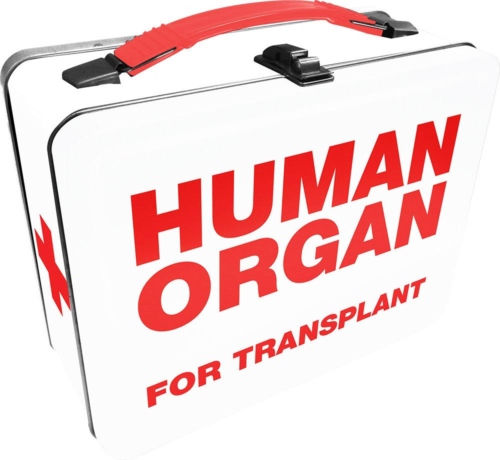 NMR Human Organ Gen 2 Metal Tin Case Lunch Box