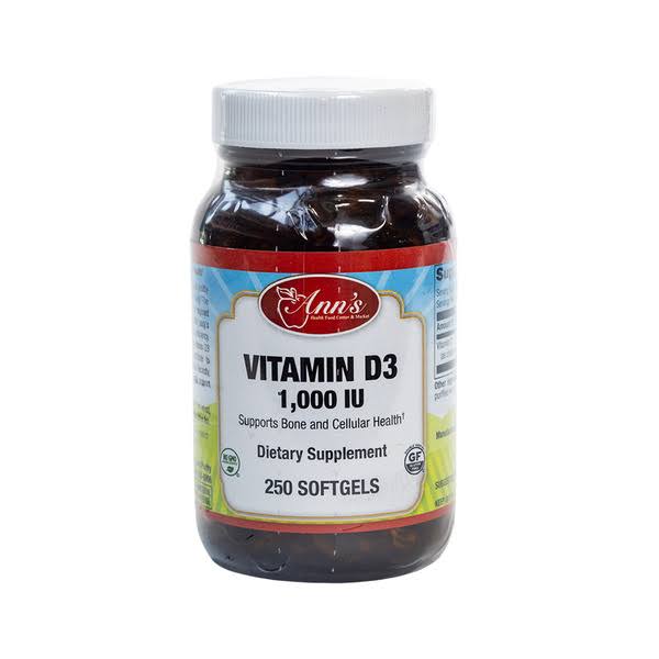 Vitamin D3 Dietary Supplement, 1000 IU