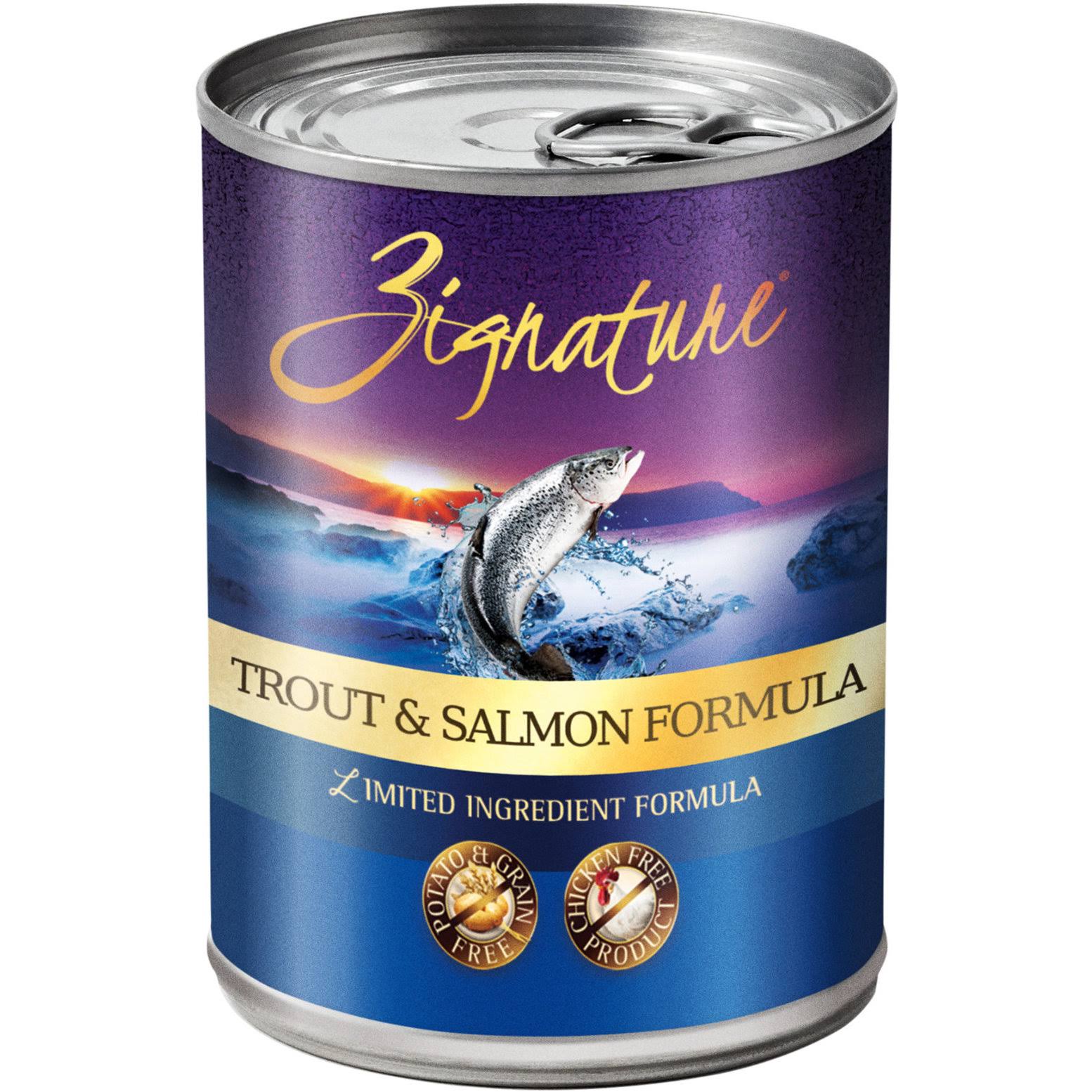 Zignature Trout & Salmon Formula Dog Food [369g]