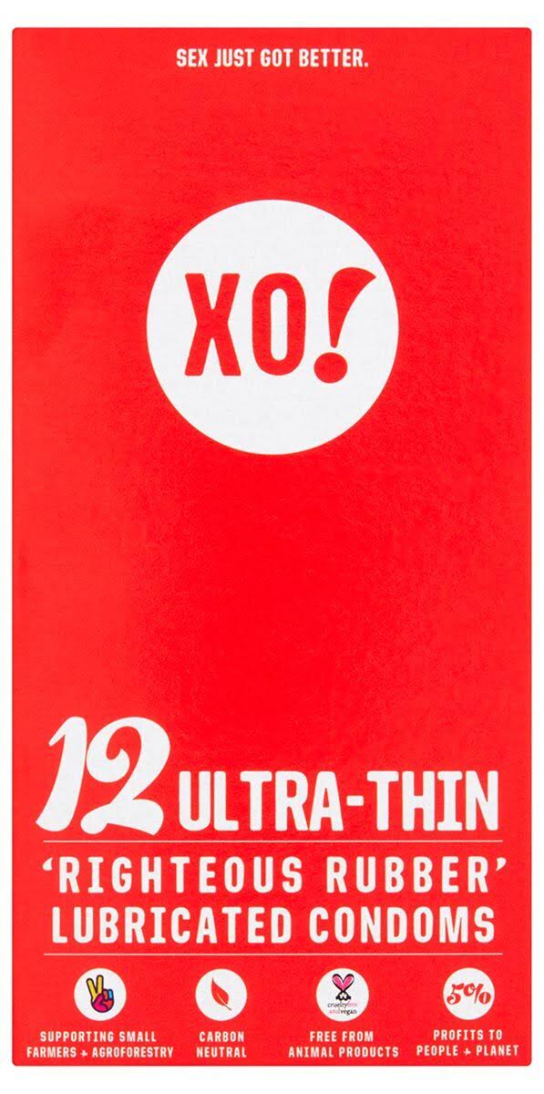 Xo! Condoms, Lubricated, Ultra-Thin - 6 condoms