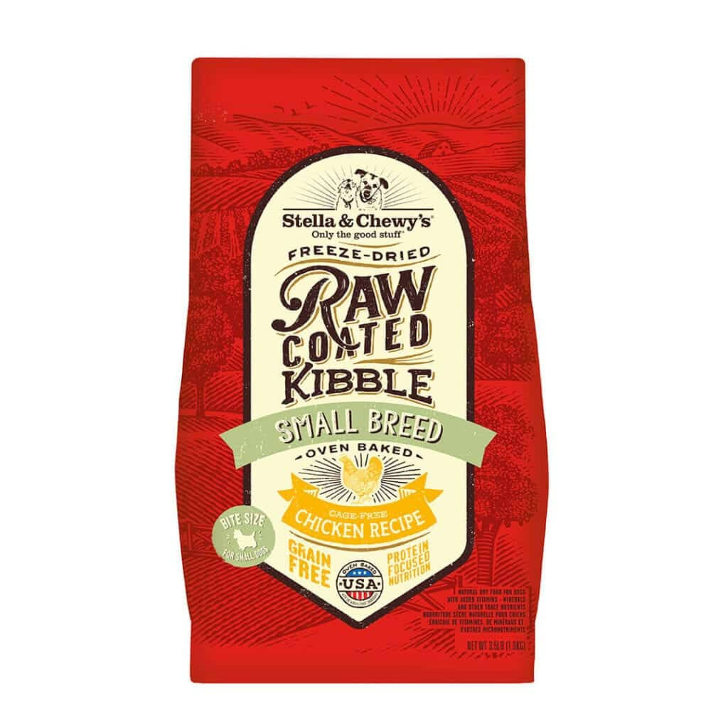Stella & Chewy's Raw Coated Kibble Cage-Free Chicken Recipe Small Breed Grain-Free Dry Dog Food