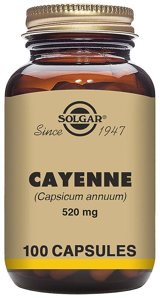 Solgar Cayenne Dietary Supplement - 100 Capsules