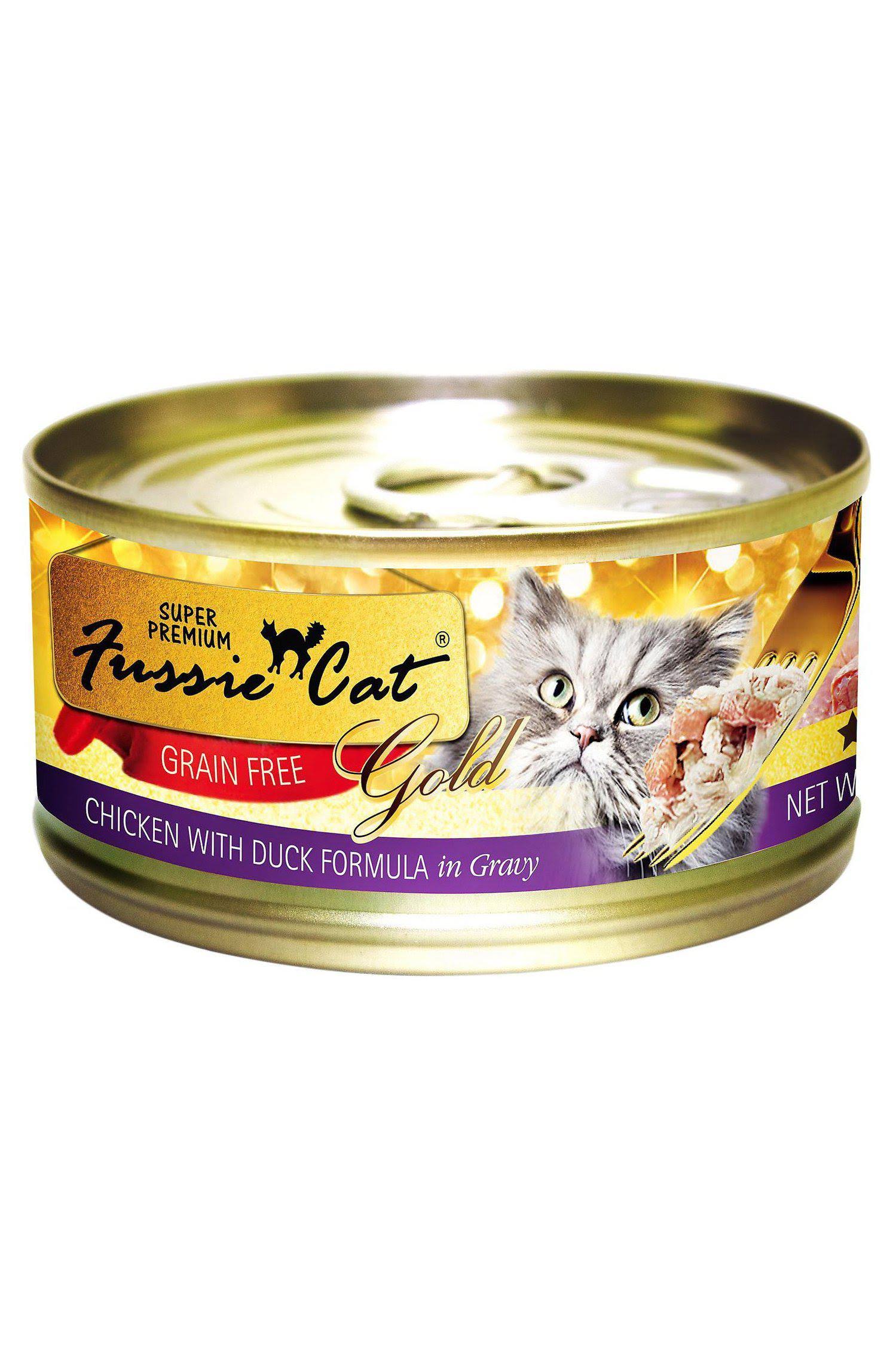 Fussie Cat Premium Chicken with Duck in Gravy Can Cat Food - 5.5 oz