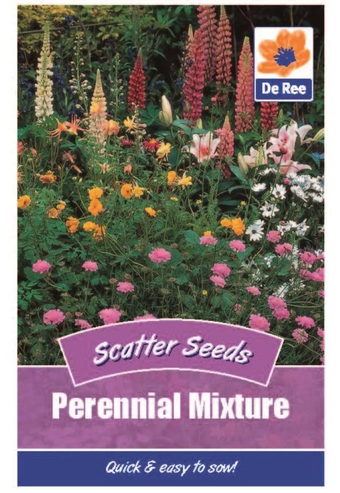 De Ree Perennial Mixture Scatter Seeds Flower Seeds - Pack of 320