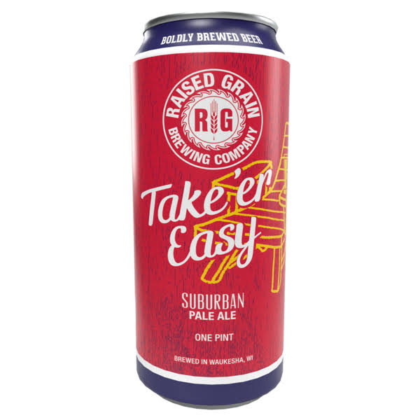 Raised Grain Brewing Company American Pale Ale Cans - 4 ct
