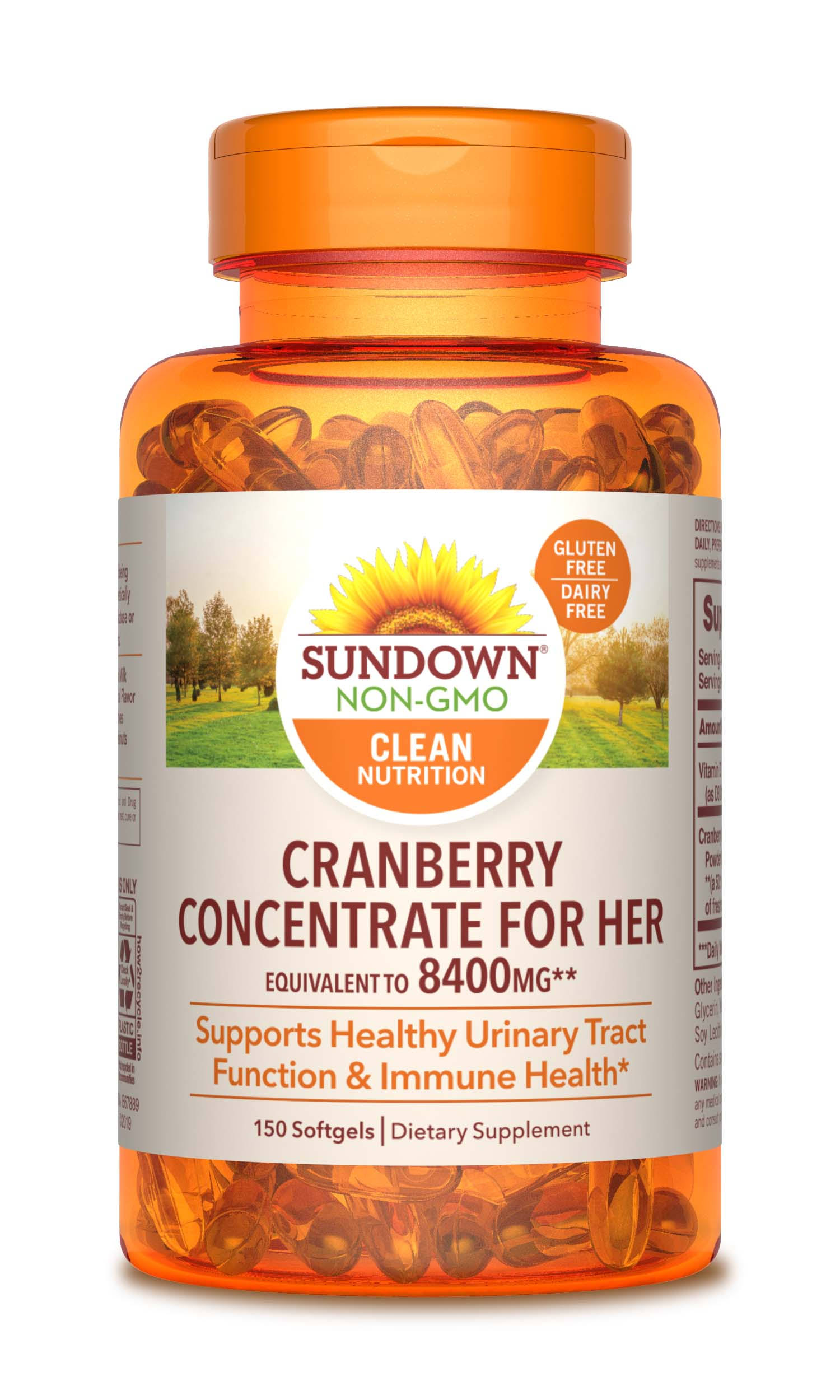 Sundown Naturals Cranberry Softgels - x150