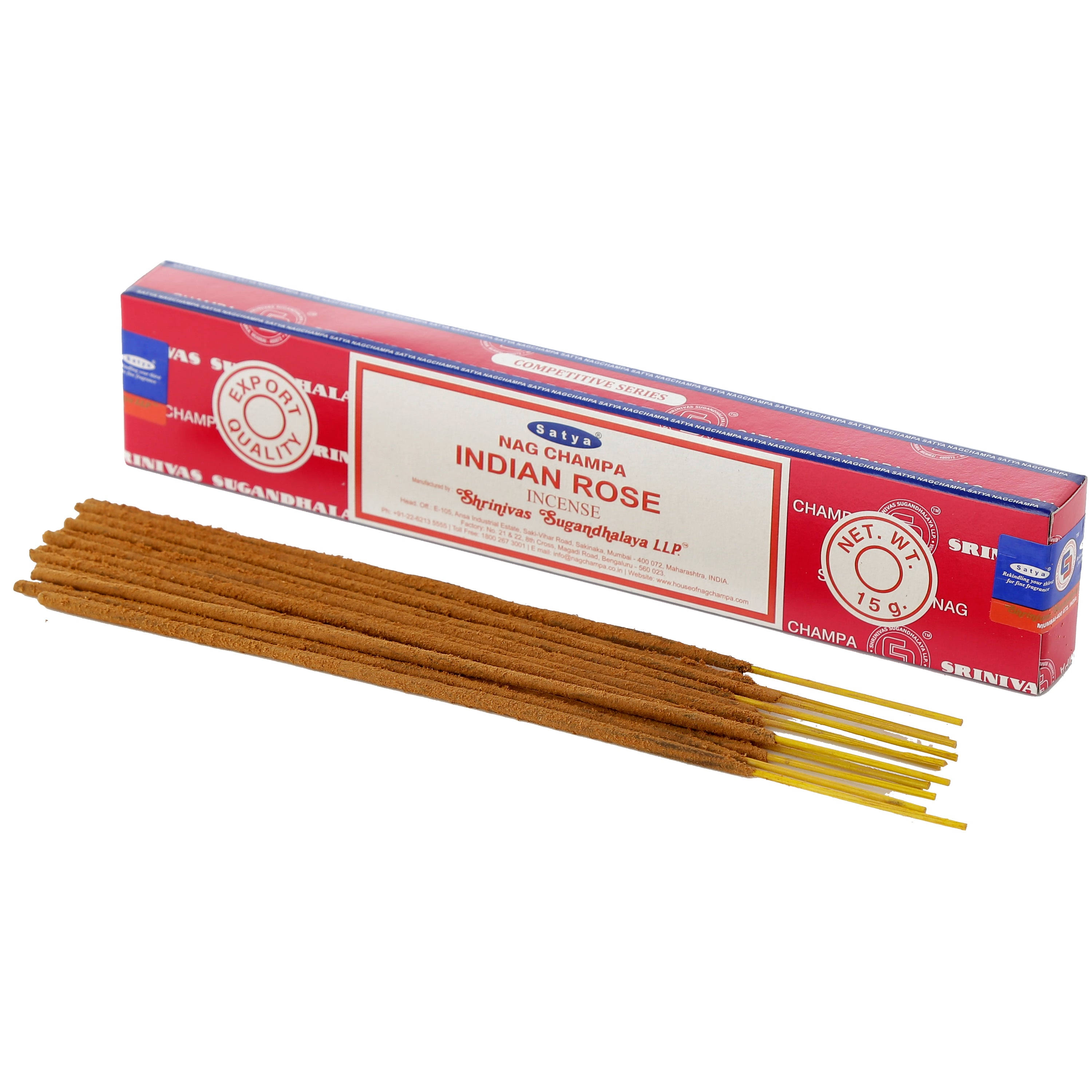 Satya Indian Rose Incense Sticks 15 Gram