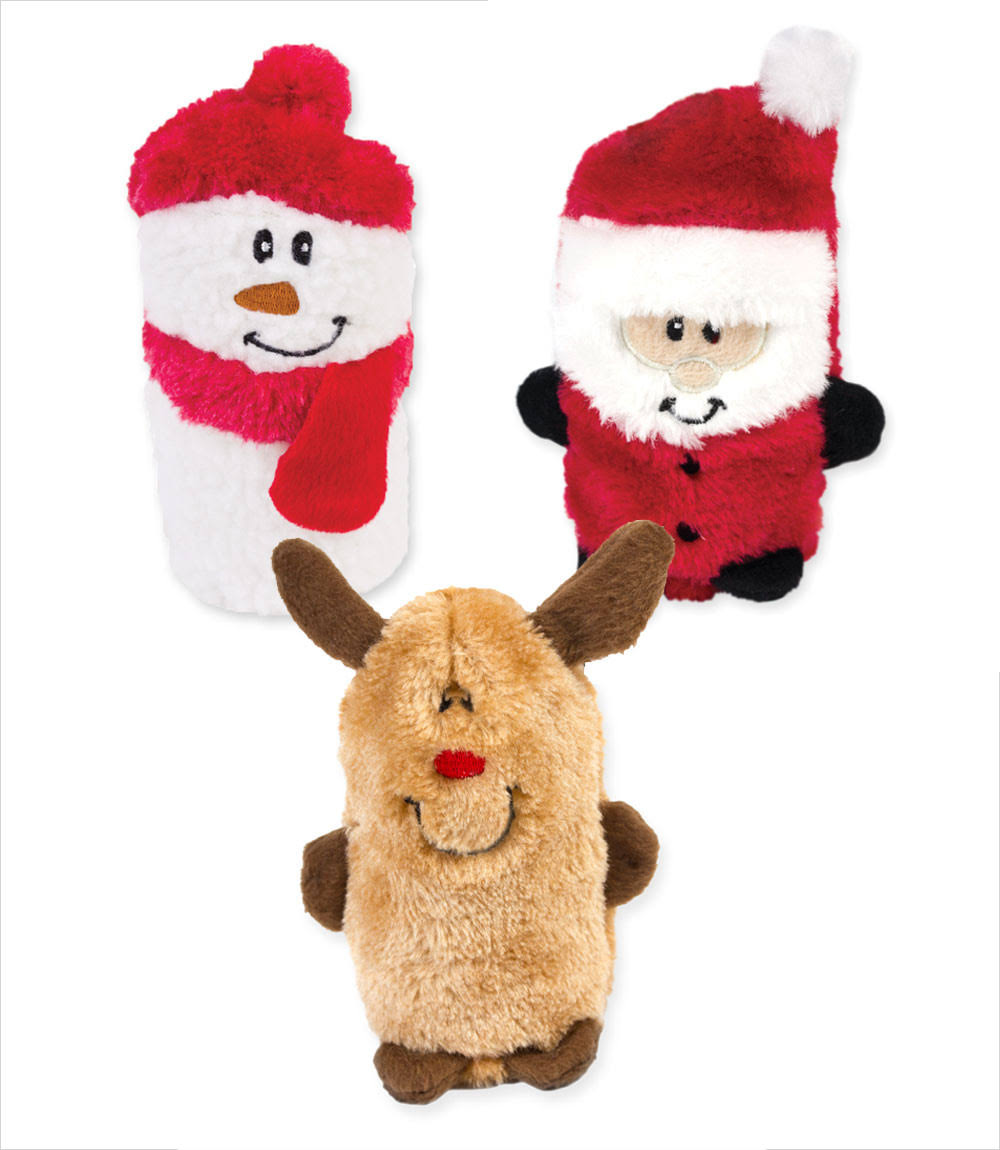 ZippyPaws Holiday Squeakie Buddies Interactive Dog Toy
