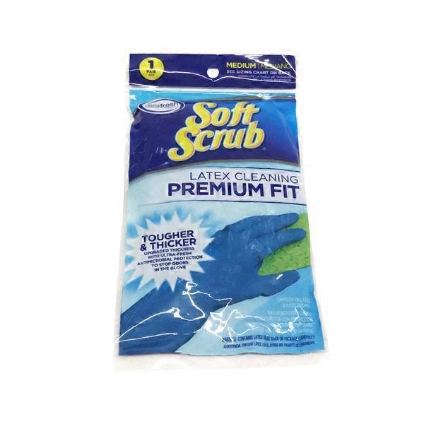 Soft Scrub Premium Fit Household Gloves - Small