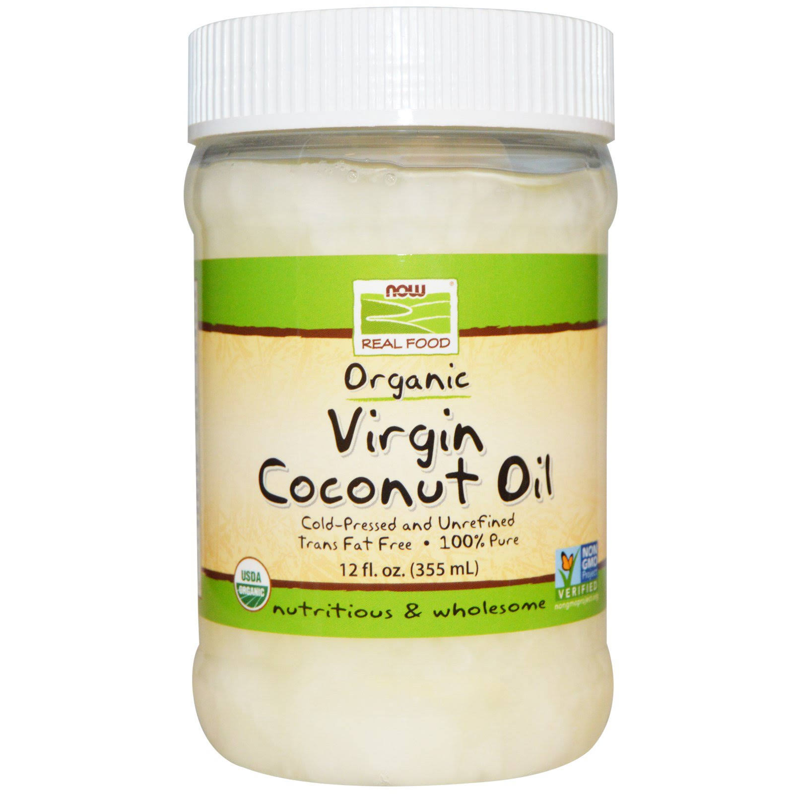 NOW Organic Coconut Oil 355ml