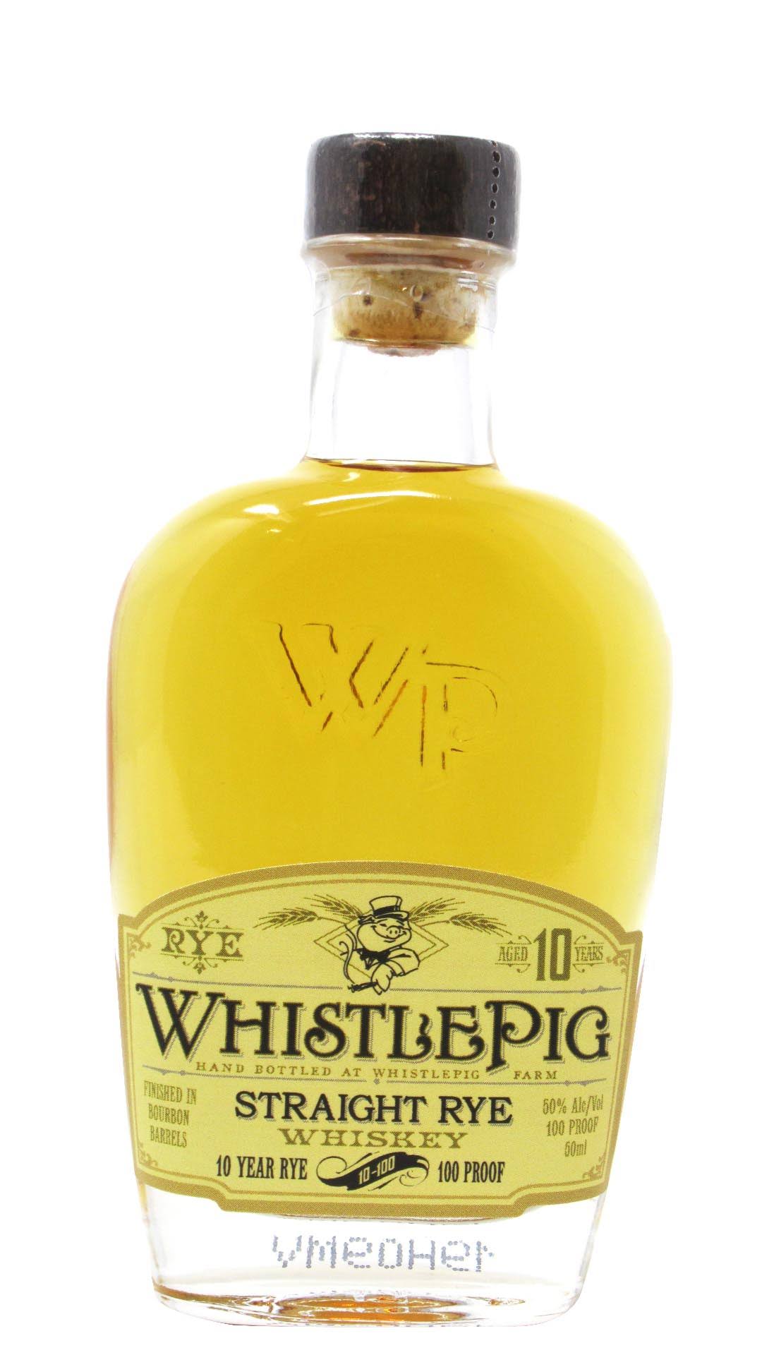 WhistlePig 10 Year Old / Miniature Straight Rye Whiskey