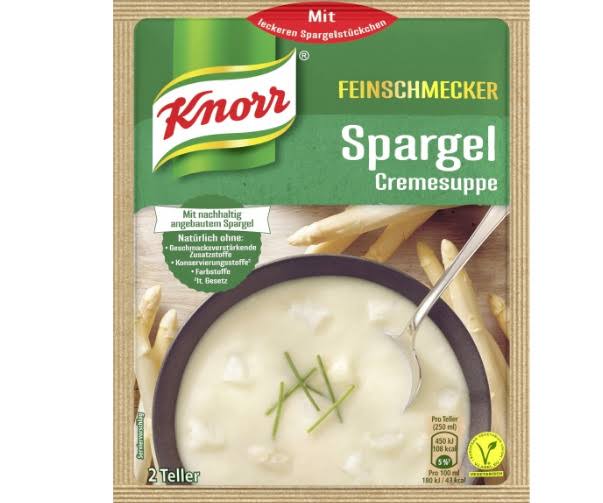 Knorr Gourmet Soup Mix: Cream of Asparagus with asparagus Pieces - 2 Portion Pk