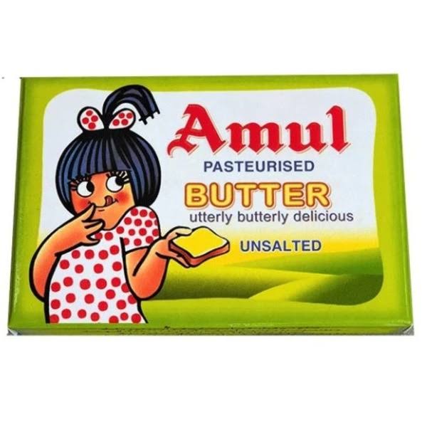Amul Unsalted Butter - 500 Grams - Subzi Bazaar - Delivered by Mercato
