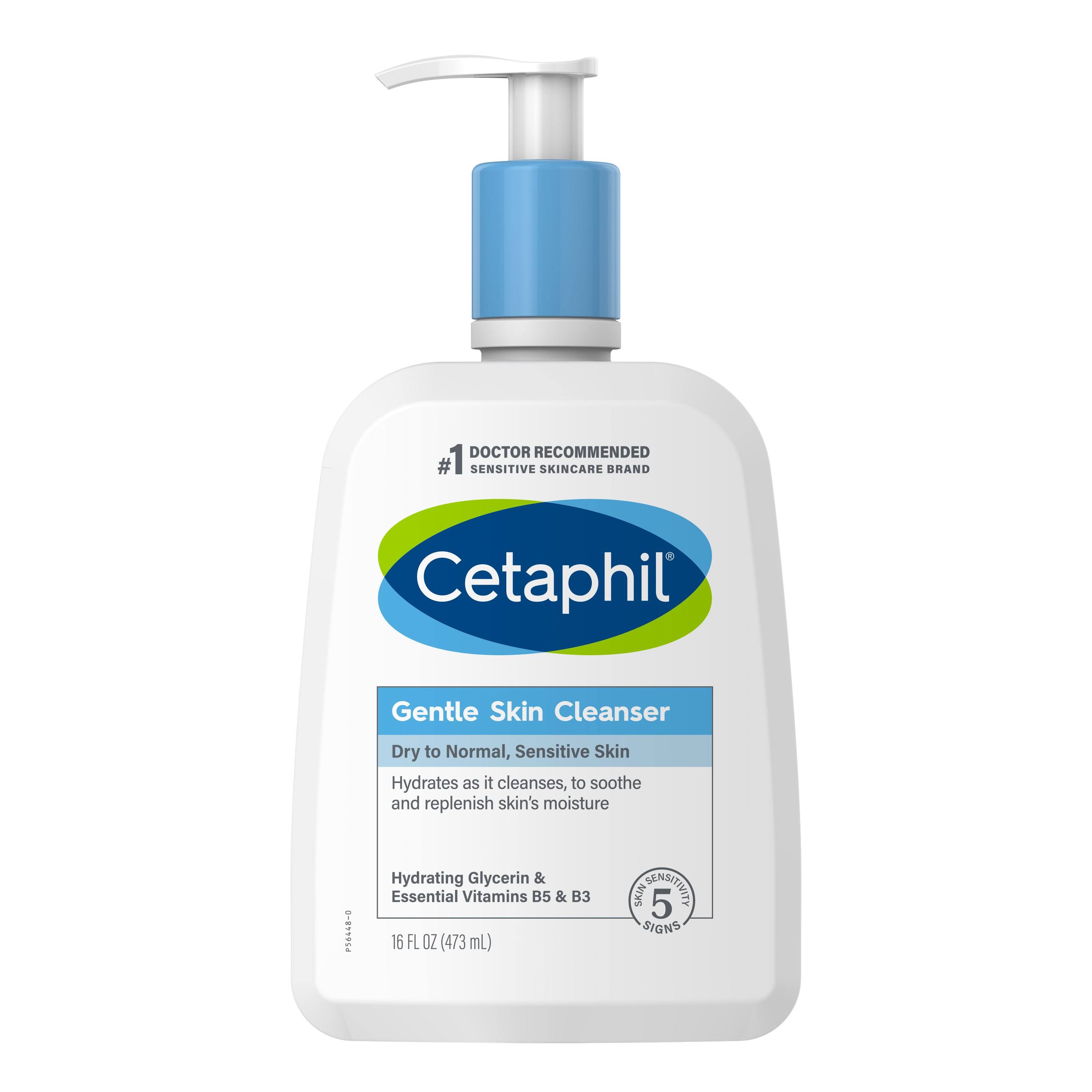 Cetaphil gentle skin cleanser, dry to normal, sensitive skin, 16 oz