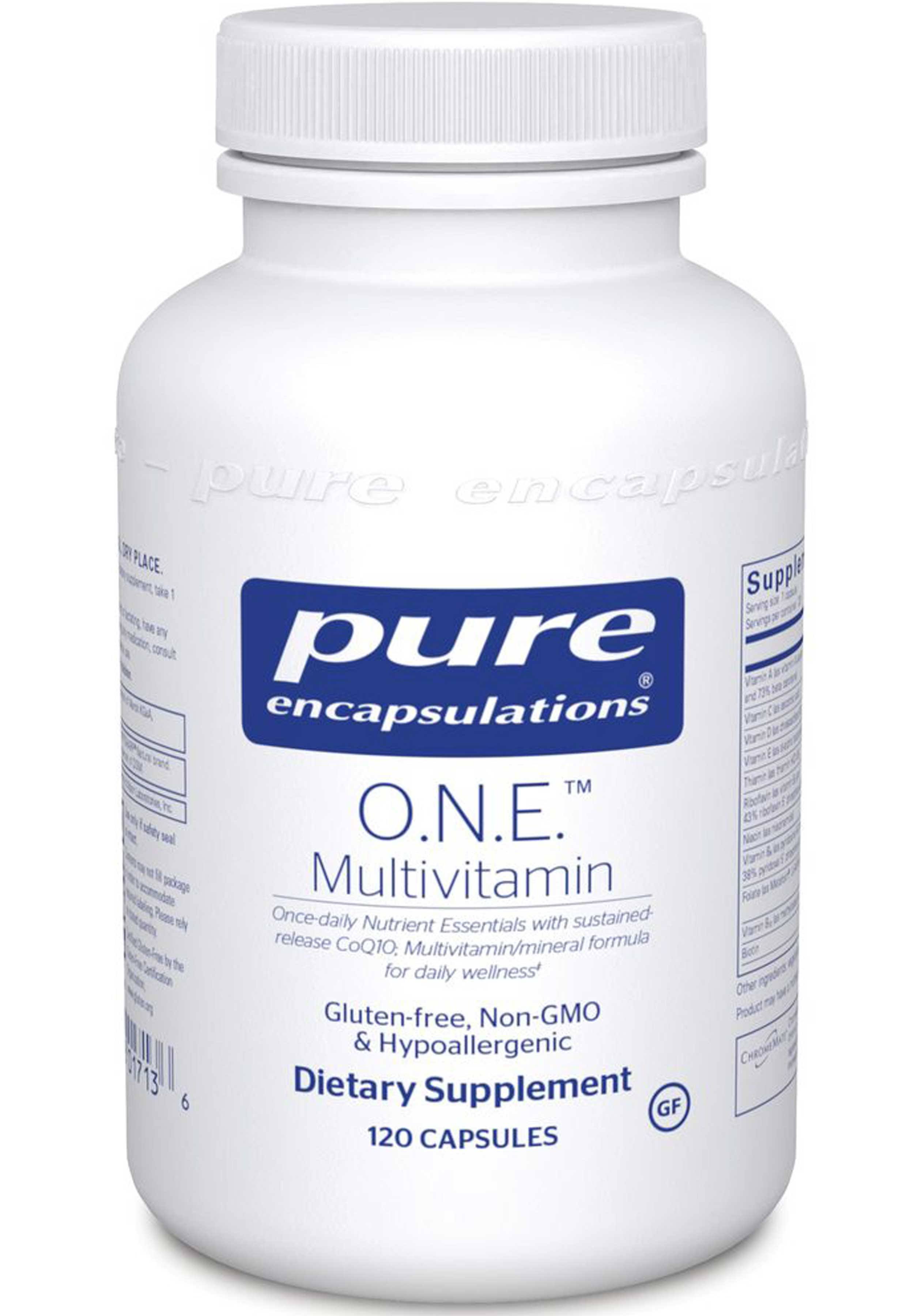 Pure Encapsulations O.N.E. Multivitamin Supplement - 120 Capsules