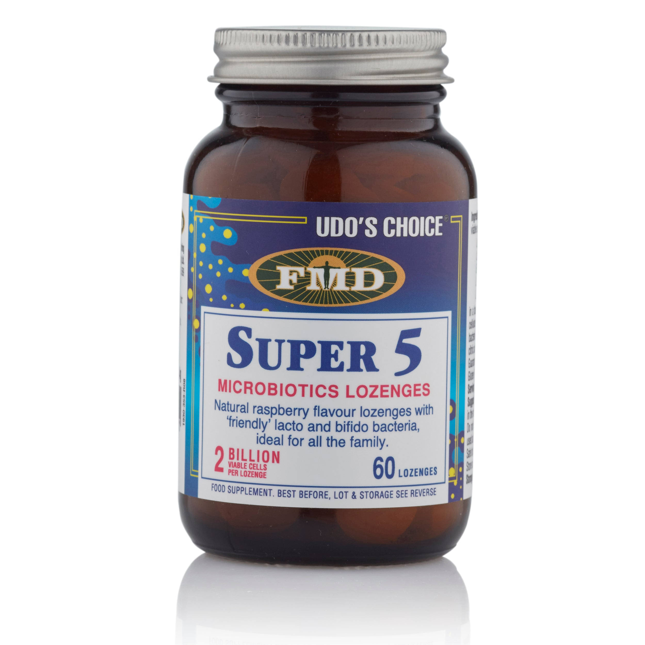 Udo's Choice - Super 5 Microbiotic Lozenges (60 Lozenges)