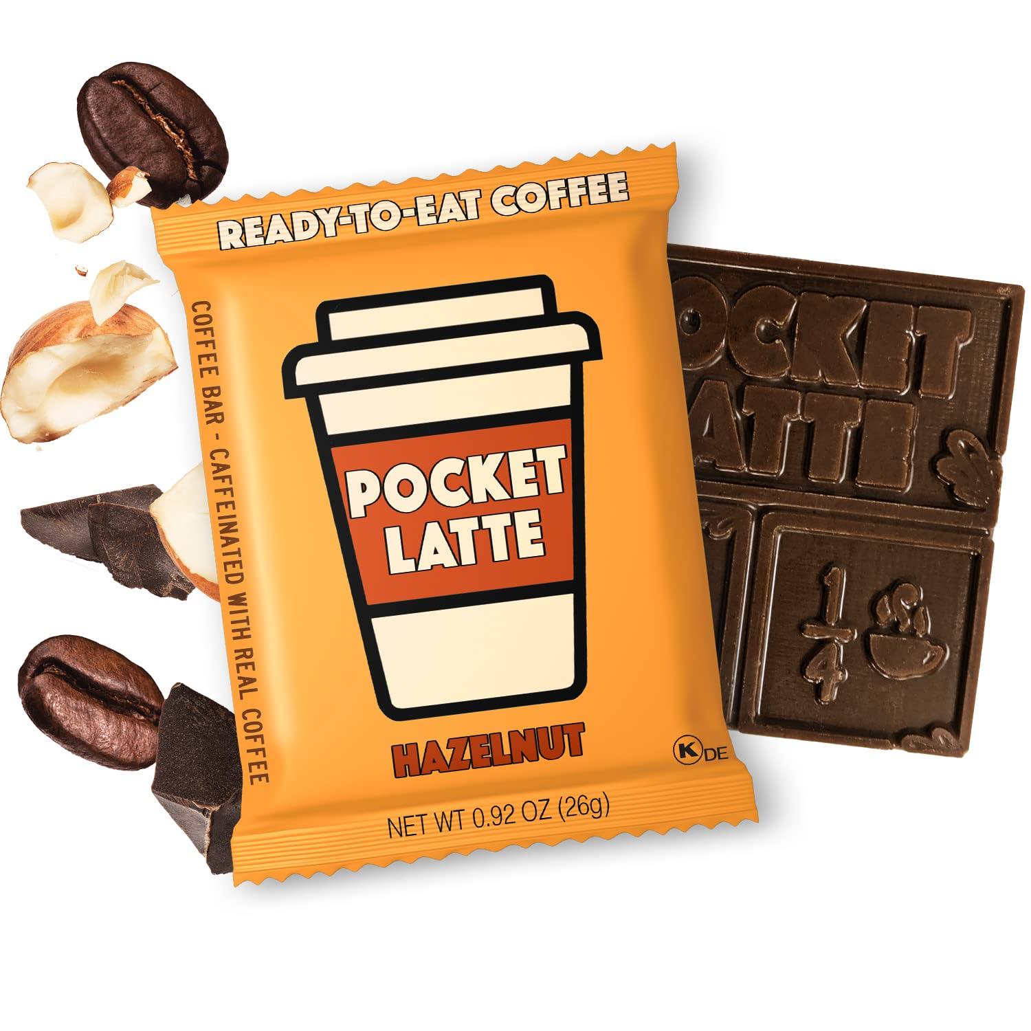 Pocket Latte Coffee Bar, Hazelnut - 0.92 oz