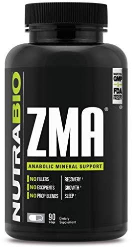 NutraBio ZMA Supplement - 90 Capsules