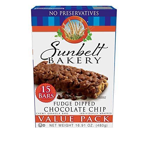 Sunbelt Bakery Granola Bars Fudge Dipped Chocolate Chip