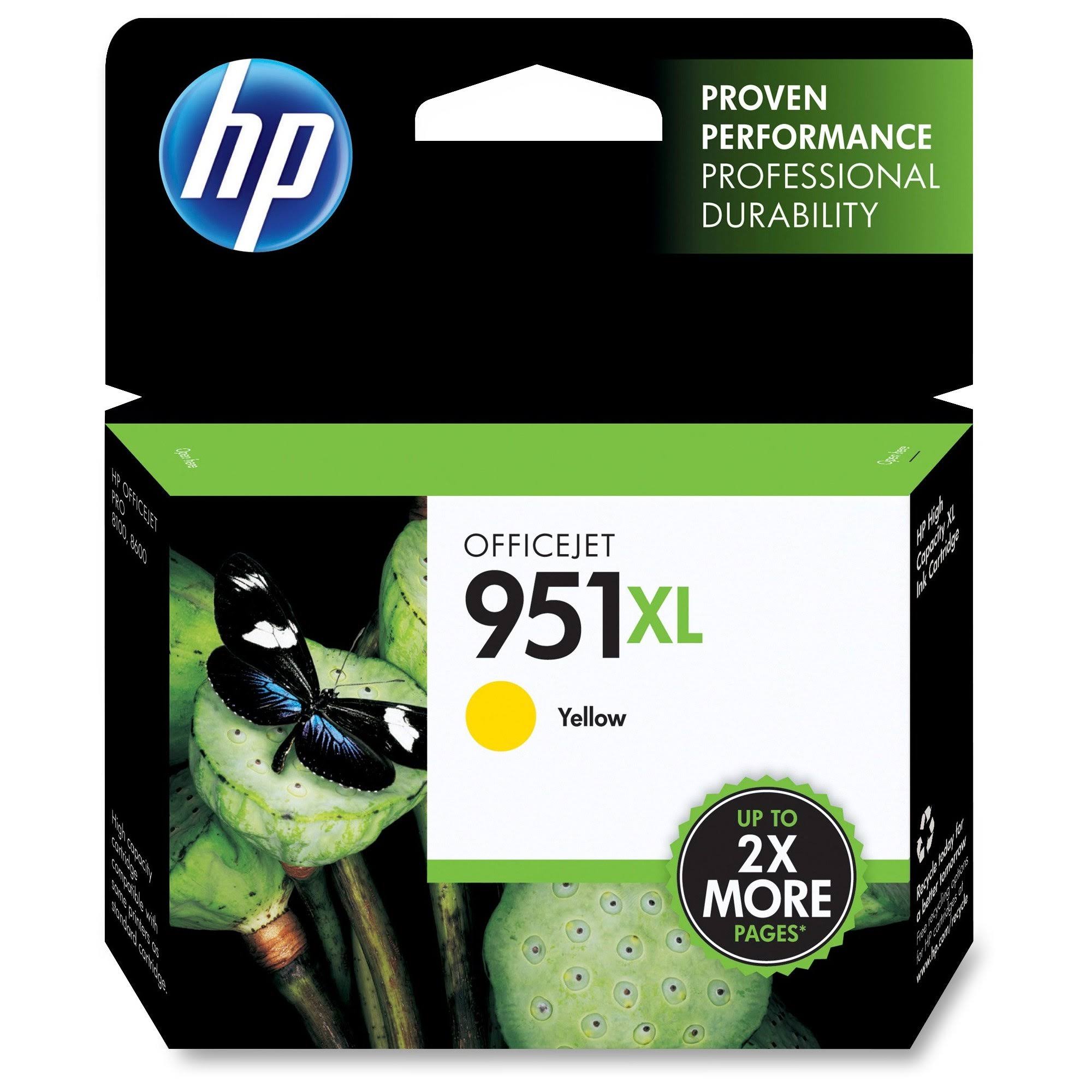 HP 951XL High Yield Original Ink Cartridge - Yellow