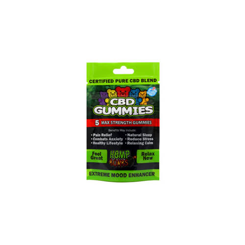 Hemp Bombs CBD Gummies, Max Strength - 5 gummies