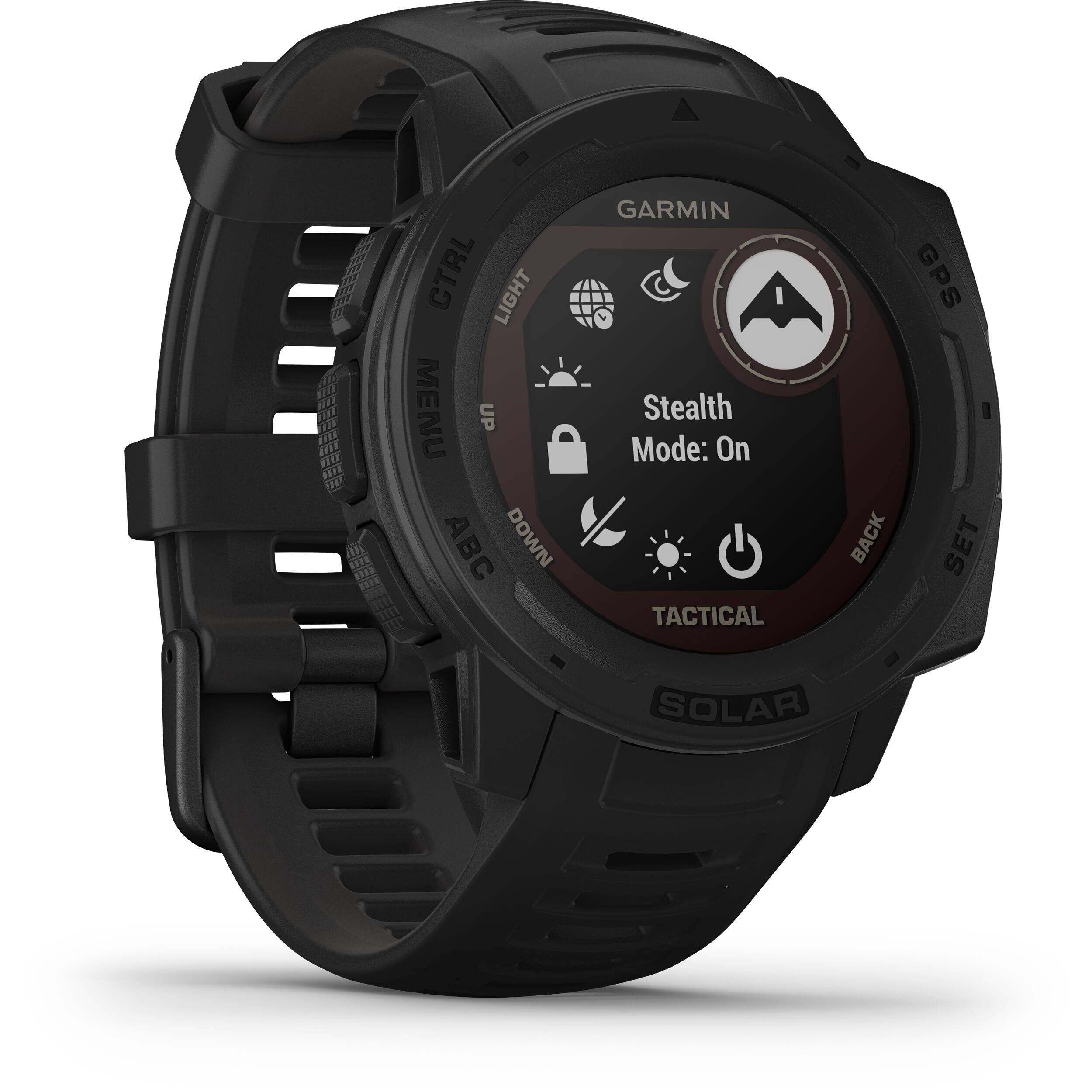 Garmin Instinct Solar Tactical Edition GPS Smartwatch (Black)