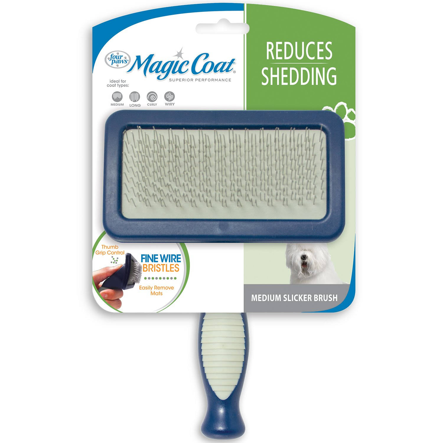 Four Paws Magic Coat Slicker Brush - Medium