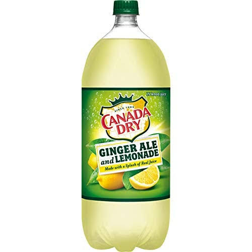 Canada Dry Ginger Ale and Lemonade, 2 Liter Bottle