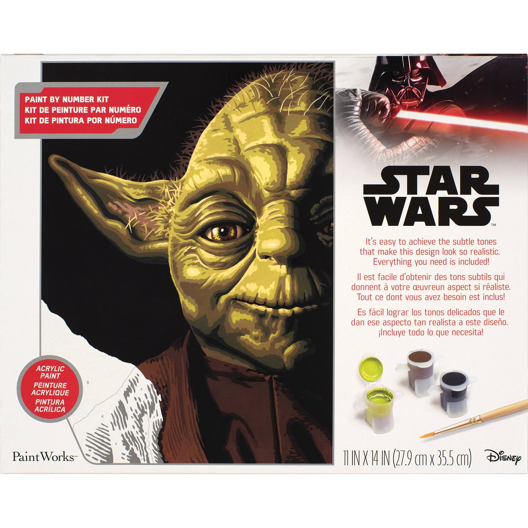 Paint Works Paint by Number Kit 11"X14"-Yoda -91823