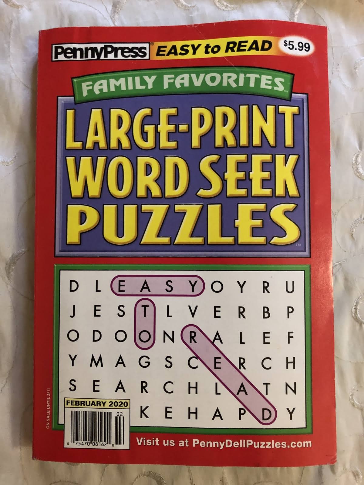 Lot (2) Penny Press Family Favorites Sudoku Puzzles Puzzle Books 2019 2020