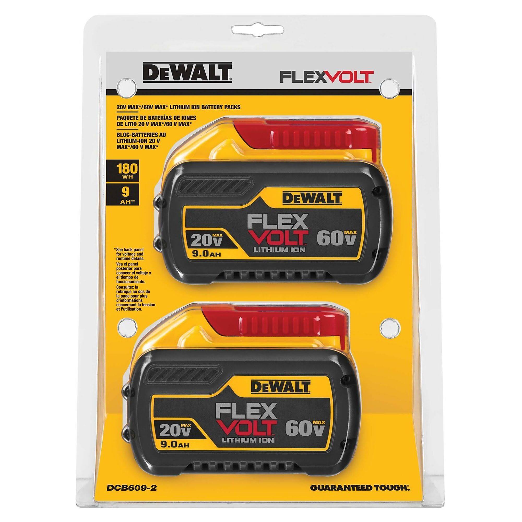 Dewalt Max XR Li Ion Battery Pack - 20V, 9Ah