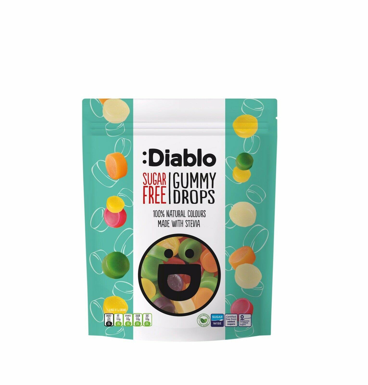 Diablo Sugar Free Gummy Drops 75g