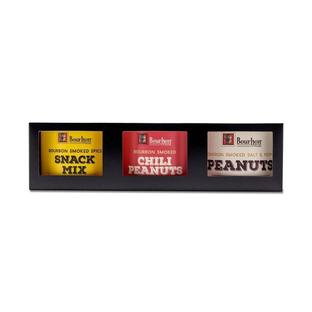 Bourbon Smoked Snack/Peanut Gift Trio