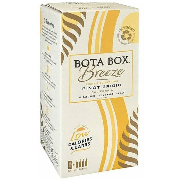 Bota Box Breeze Pinot Grigio, California - 3 liters
