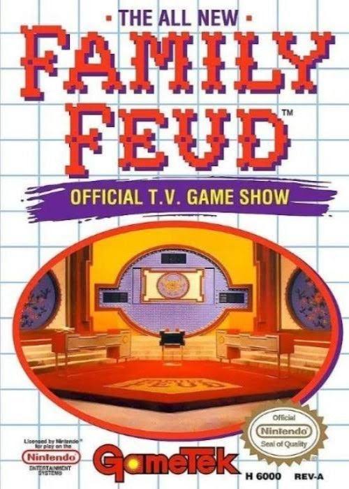 Family Feud ORIGINAL NINTENDO NES GAME Tested WORKING & AUTHENTIC