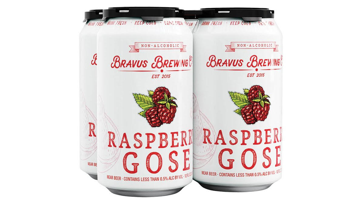 Bravus Brewing Non Alcoholic Raspberry Gose