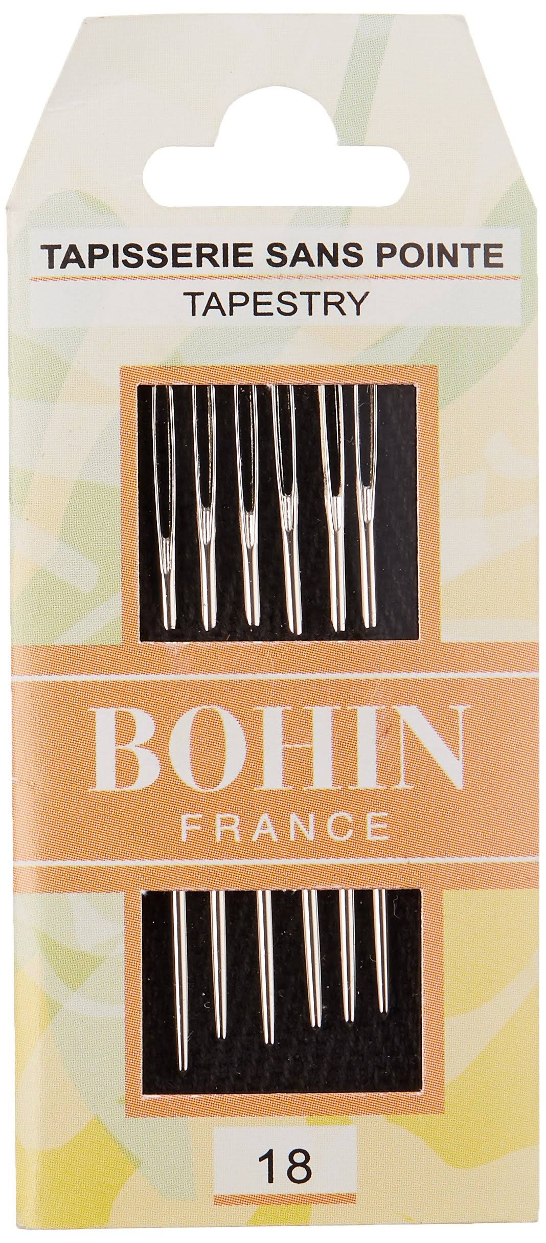 Bohin Tapestry Hand Needles-Size 18 6/Pkg