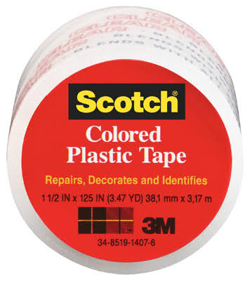 3M Scotch 191cl Colored Plastic Tape